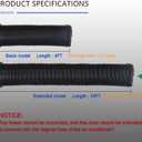 Exhaust Hose Compatible with Midea Duo Air Conditioner MAP12S1TBL,MAP14S1TBL,MAP14HS1TBL (Black, 10 FT)