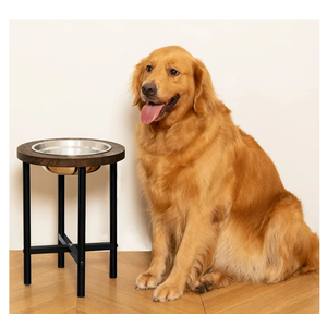 Yangbaga Extra High Elevated Dog Feeder, Raised Food & Water Station with Durable Metal Legs, 13 Cup Stainless Steel Bowl