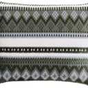 Eddie Bauer - Twin Comforter Set, Reversible Plush Bedding with Matching Sham, Dorm Essentials, Oeko-Tex Certified (Shelton Fair Isle Green)