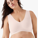 True & Co Women's True Body Lift V Neck Bra, Size Medium