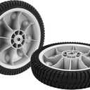 Mower Rear Wheels 734-04019 734-04127 for MTD S-Wave Lawn Mower, Troy Bilt 11A-542Q711 11A-542Q766, GW 12" X2-1/8