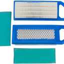 2 Pack 698083 697153 Air Filters with Pre Filter, Compatible with John Deere GY20573 Craftsman Lawn Mower Air Filter