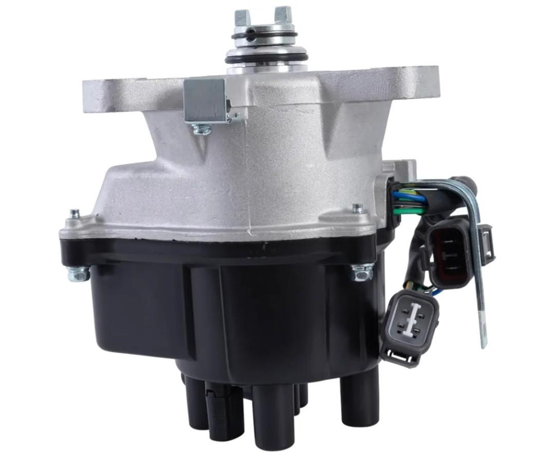 Ignition Distributor 2+4 Pins Compatible for 1996 1997 Honda Accord / 1996 Prelude L4 2.2L Cap and Rotor kit Replacement 30100-P0B-A01 TD-76U