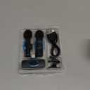 2 Pack Wireless Lavalier Microphone for iPhone iPad and Android Phone, Lapel Mic Plug and Play Wireless Mic Noise Reduction Mini Microphone for Video Recording Interview Podcast Vlog YouTube Tiktok (Mic 2 (2 TX + 1 RX))