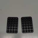 PKYAA Anteel 2 Pack Silicone Suction Phone Case Adhesive Mount, Strong Grip Holder for Selfies and Videos, Hands-Free Sticky Phone Grip for iPhone and Android, 2.17" x 3.15" (Black)