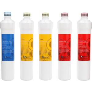 Watts Premier Annual RO Pure 4-Pack Filtration Kit for Zero/Pure Plus Reverse Osmosis System, Push Button Water Filter Replacement