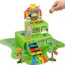 LEKSON St. Patricks Day Leprechaun Trap Kit with Coin Drop Slot, Interactive Leprechaun Trap Box for Kids, How to Catch a Leprechaun Craft, Tabletop Holiday Decoration (Green01)