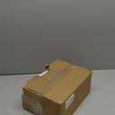 DN DECONATION Silver Christmas Tree Figurines Set of 3, Table Top Xmas Tree Decor with Glitter, Modern Pine & Swirl Design, Resin Christmas Trees for Mantel, Desk, Fireplace,Holiday Centerpiece