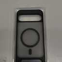 TORRAS Magnetic & Stand for Google Pixel 9 Pro XL Case, Fit for MagSafe, 12FT Mil-Grade Drop Protection, Slim Fit for Google Pixel 9 Pro XL Phone Case with Built-in Kickstand, Translucent Matte Black