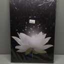 Lotus Flower Canvas Prints Wall Art Floral Blossom Pictures for Modern Wall Decor Artwork Spirtual Meditation Prints on canvas Wall Decor for Yoga Room Framed (16x24inch)