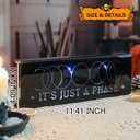 MUMTOP Lighted Moon Phase Decorations, Crescent Night Lights Ramadan Decor Battery Operated Moon Phase Lamp for Birthday Party Halloween Christmas Indoor Home Room Decor