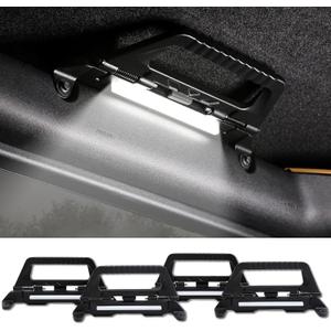 Mabett Grab Handles with Demo Light Kit for Ford Bronco 2025 2024 2023 2022 2021 2/4-Door, Aluminum Alloy Roll Bar Grab Handles for Bronco Accessories. (NOT for Bronco Raptor)