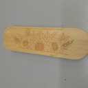 14 Compartment Pill Organizer - 7 Day Double Row Pill Case (2 per Day), Bamboo Wood Weekly Vitamin Dispenser with Magnetic Closure, Portable Travel Box for Supplements Fish Oil Pills (Capsule-Shaped)