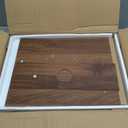 Nightstand, Boho Night Stand with 1 Drawer, Modern Side Accent Table with Open Shelf, Wooden Top Bedside End Table for Bedroom, Living Room, Walnut