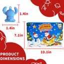 3 x 2025 Accessories Advent Calendars,24 Days of Christmas Countdown Calendar