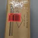 Amyracel Front Door Mat Indoor Outdoor Entrance, 36" x 120" All-Season Waterproof Doormat for Enterway, Heavy Duty Commercial Floor Mat, Fade Resistant, Rubber Back, Low Profile, Easy Clean (Grey Double Stripe)