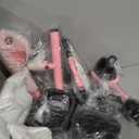 Umatoll Tricycle for Toddlers 2-5 Year Old, Ajustable Toddler Bike Outdoor Toys, Birthday Gift for Girl Age 2-4, Trike with Light up Wheels (Pink)