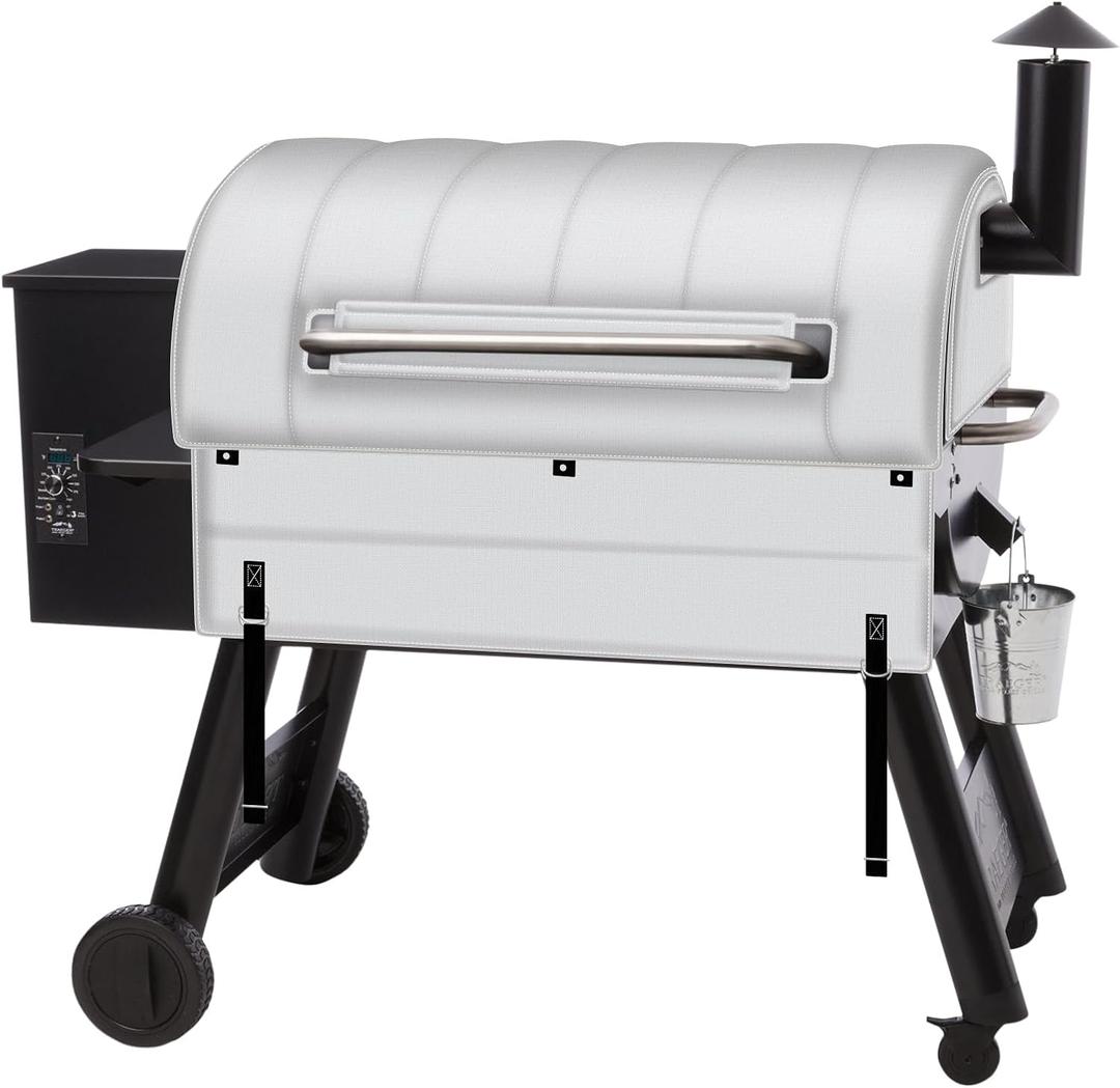 Grill Thermal Insulated Blanket for Traeger Pro 34 Series, Texas Pellet Grill Models, Grill Insulation Blanket for Traeger BAC628, BAC10206 Smoker Blanket for Cold Winter Cooking