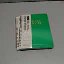 2 x 2026 Planner, Weekly and Monthly Planner for Women, January 2026 - December 2026, Hardcover 2026 Calendar Planner Book with Tabs, Inner Pocket, Spiral Bound, Perfect for Office Home School Supplies - A5 (6.3" x 8.5"), Racing Green