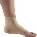 Champion Figure 8 Ankle Support, Light Elastic Compression Brace, Muscle Joint Recovery, Beige, Medium