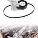 New Upgrade 90K-38159 A/C Serpentine Drive Belt Tensioner Kit Compatible with 2000-2008 Chevy Silverado Suburban Tahoe GMC Sierra Yukon, 2002-2008 Chevy Avalanche Escalade, Replaces# 19311139