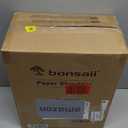 Bonsaii 12-Sheet Cross Cut Paper Shredder, 5.5 Gal Home Office Heavy Duty Shredder for Paper, Credit Card, Mail, Staples, with Transparent Window, High Security Level P-4 (C275-A)