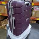 Samsonite Freeform Medium Luggage with Dual 360 Spinner Wheels - Checked Suitcase - TSA Lock, Airline-Approved - Lightweight Durable Polypropylene Expandable Hardshell - Amethyst Purple