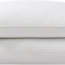 Serta White Feather Size Set of 2 Packs Hotel Collection Hypoallergenic Soft/Medium Side, Stomach or Back Sleepers Bed Pillows, King(2 Pack), 2 Count