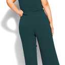 City Chic Women's Plus Size Jumpsuit - Attract FF, 14