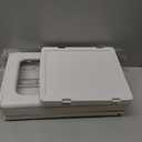 Tall Narrow Storage Cabinet with Movable Wheels, Adjustable Shelves & Magnetic Doors Foldable Slim Plastic Organizer for Bathroom, Kitchen, Laundry, Ideal for Small Spaces(4-Tier,White)