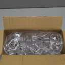 Kittmip 120 Pcs Mount Compatible with 200 ft Govee Pro H706 H806 Permanent Outdoor Lights Brackets with Screws for Soffit, Clip Replace Glue (Clear)