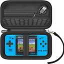 Case for WELLSTG Handheld Game for Kids Adults, Universal fit for TaddToy/ for Beijue 16-Bit Handheld Console - Retro Video Games Travel Storage Cover Bag, Portable Electronic Organizer Holder, Black