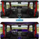 JeCar 20pcs Purple Interior Accessories Trim Kit for 2024 2025 2026+ Jeep Wrangler JL JLU & Gladiator JT - Center Console Gear Shift Cup Holder Panel, Dashboard Decoration Upgrade