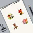 4 x 60 Pcs Anime Stickers, Cute Cartoon Stickers Bulk, Suitable for Water, Bottles, Phones, Guitar, Laptops, and More. DIY Your own Gift Decorations to Present to Your Loved Ones.