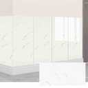 MZQMK Marble Contact Paper, Peel and Stick Countertops Wallpaper, Waterproof Self Adhesive Wall Paper for Cabinets Drawers Kitchen Old Furniture(B)