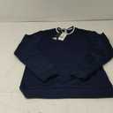 adidas Men's Sport Crewneck Sweater (Large, Collegiate Navy)