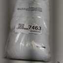 Chyhomenyc 2 Panels 100% Blackout Curtain Liners, 100% Darkening Thermal Insulated Blackout Liner for 84 Inch Curtains, Each 50" Wx80 L, 2 Liners Per Set with 17 Pieces Rings (Greyish White)