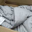 Bare Home Comforter Set - King Size - Ultra-Soft - Goose Down Alternative - Premium 1800 Series - All Season Warmth Comforter (King, Heathered Pewter)