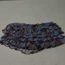 Verdusa Women's Vintage Cheetah Print Micro Shorts Tiered Layered Y2k Shorts Low Waist Bloomers (Large, Multi Blue)