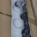 Farmhouse Dining Room Light Fixture Over Table, 5-Light Wood Kitchen Island Lighting, Black Adjustable Pendant Light with Clear Glass Shades, Linear Chandeliers Lighting for Kitchen