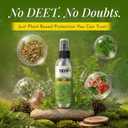 Yaya Organics All Natural Extra Strength Tick Repellent DEET Free - 4 Ounce Spray Bottle