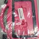 AVAWO Kids Case for Samsung Galaxy Tab A11 8.7 Inch 2026/A9 8.7 2023, with Strap, Shockproof Lightweight Handle Stand 2026 (SM-X130/X133/X135)/2023(SM-X110/X115/X117), Rose