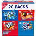 Nabisco Classic Mix Variety Pack, OREO Mini, CHIPS AHOY! Mini, Nutter Butter Bites, RITZ Bits Cheese, Christmas Stocking Stuffers, 20 Snack Packs
