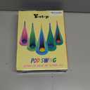 Y-STOP Kids Pod Swing Seat, Hanging Hammock Chair with Inflatable Pillow, Sensory Swing Chair with Pocket for Indoor and Outdoor (Blue Yellow)