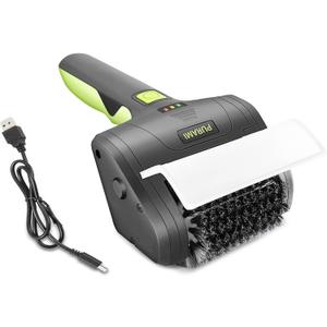 Cordless Rechargeable Grill Brush PURAMI Safe Grilling Rescue Gift No Shedding Bristles, 360 Rotating Cleaner Brush, Lithum 8V 700r/min Heavy Duty BBQ Accessories for Grill bot