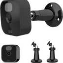 Blink Outdoor Camera Mount - 360 Adjustable, Wall Mount for Outdoor/Indoor Cameras, Black (2 Pack)