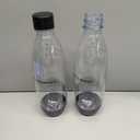 sodastream 1L Twin Pack Dishwasher Safe Slim Bottle (Black)