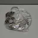 Air Fryer Grill Accessories Kit with 24 Skewers | Stainless Steel Barbecue Rack & Vertical Meat Skewers for Air Fryer | Non-Stick Round Hanging Skewers for Even Cooking