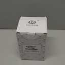 Elegant Foaming Soap Dispenser, Designed with Flower-Shaped Emboss, Ceramic Gold Hand Soap Dispenser for Bathroom (White)