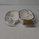 Enameled Cast Iron Sourdough Bread Oven, Dutch Oven, Loaf Cast Iron Bread Pan for Homemade Bread Baking, Meatloaf Pan with Lid, 5QT, White